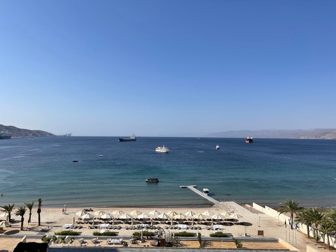 Red Sea coast in Aqaba Jordan on a Fly and Drive itinerary